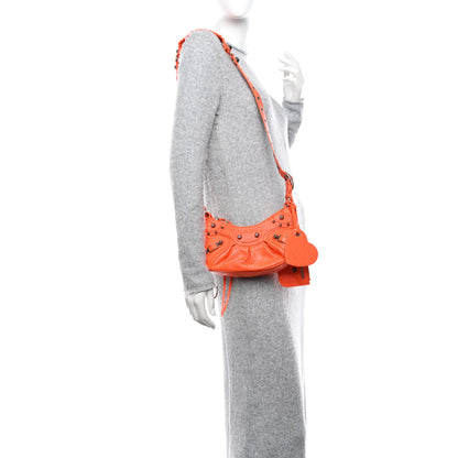 Balenciaga Agneau Arena Le Cagole Shoulder Bag XS Orange 2 of 11