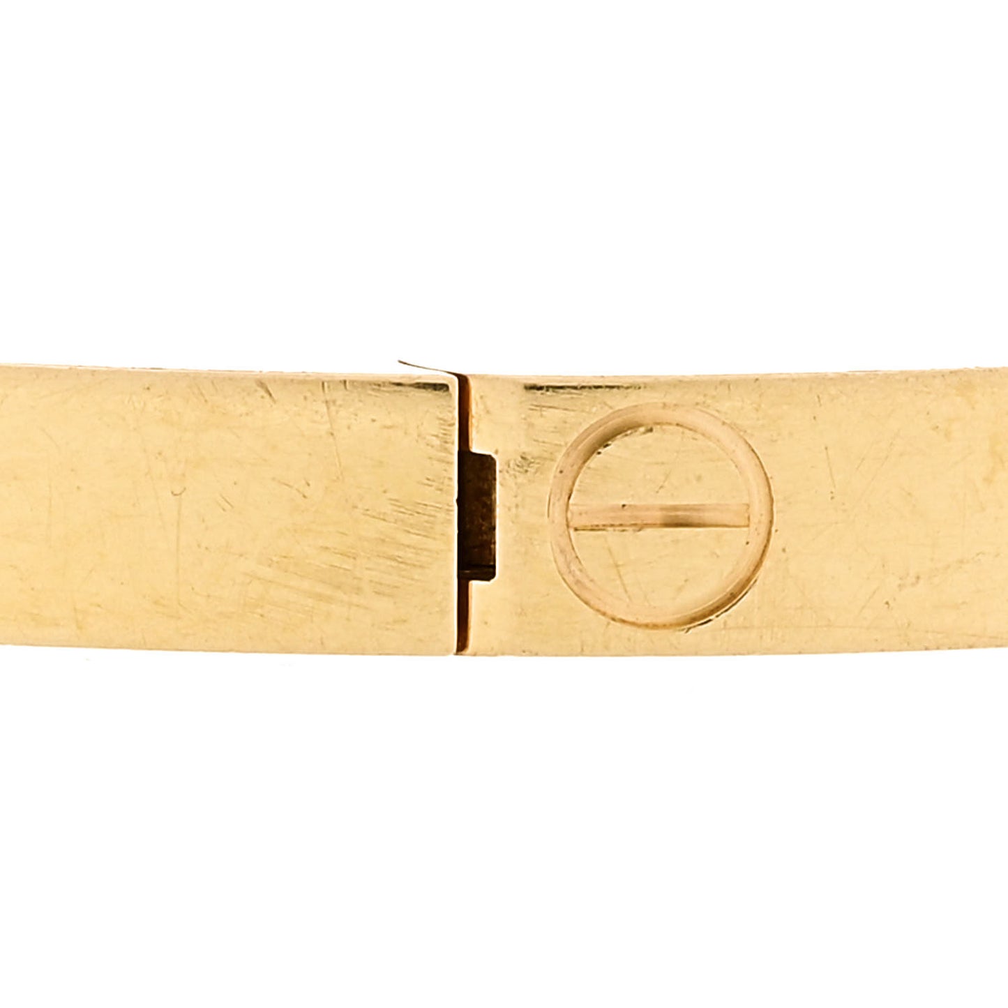 18K Yellow Gold Small LOVE Bracelet 17