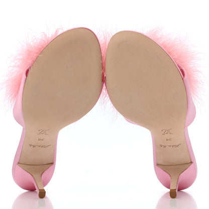 Louis Vuitton Fur Crystal LV Marilyn Mule 38 Rose 6 of 12