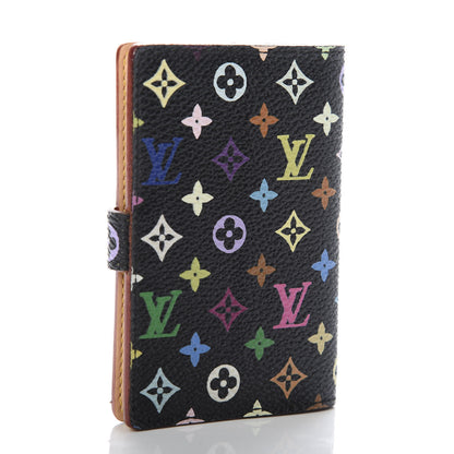 Louis Vuitton Monogram Multicolor Carnet de Bal Mini Agenda Cover Black 3 of 6