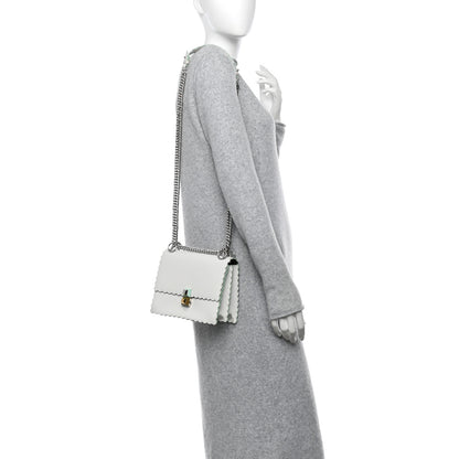 Fendi Vitello Liberty Scalloped Studded Small Kan I Shoulder Bag White 2 of 12