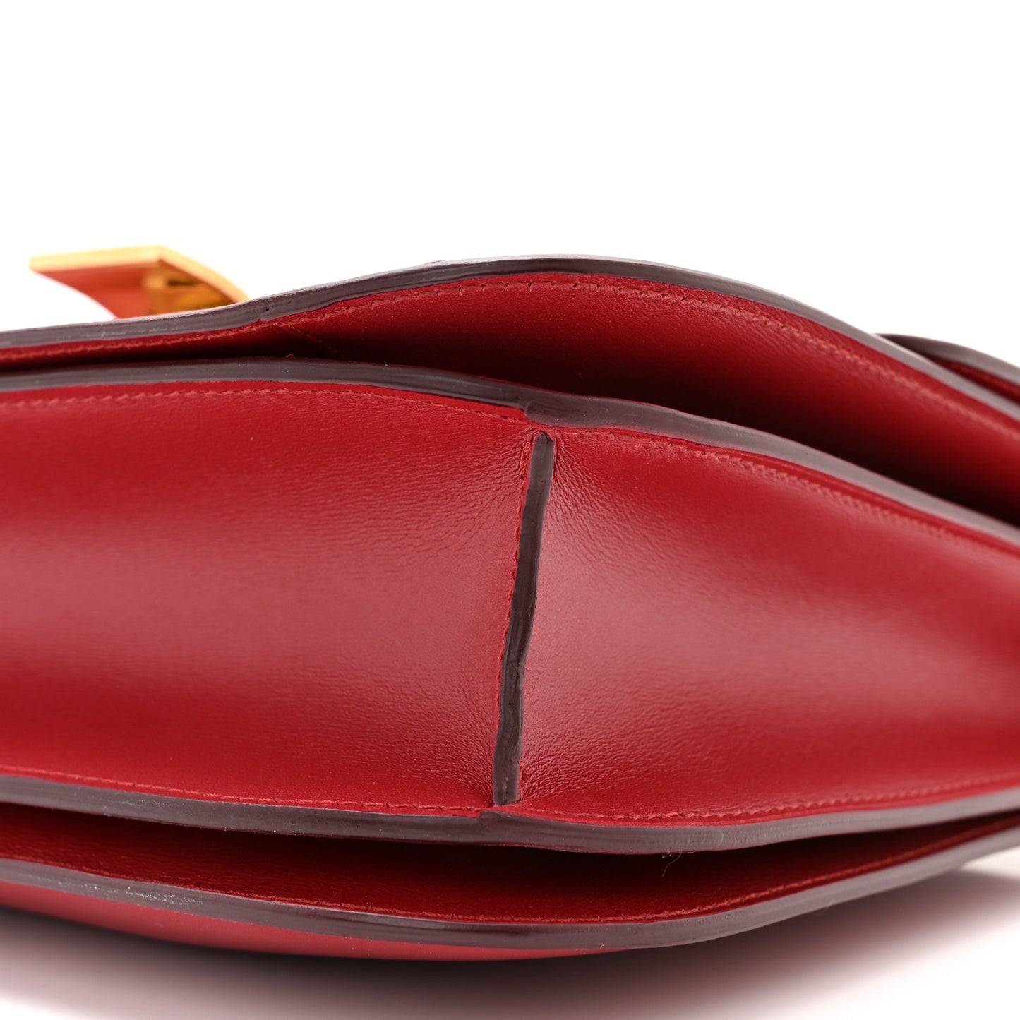 Box Calfskin Medium Classic Box Flap Bag Red