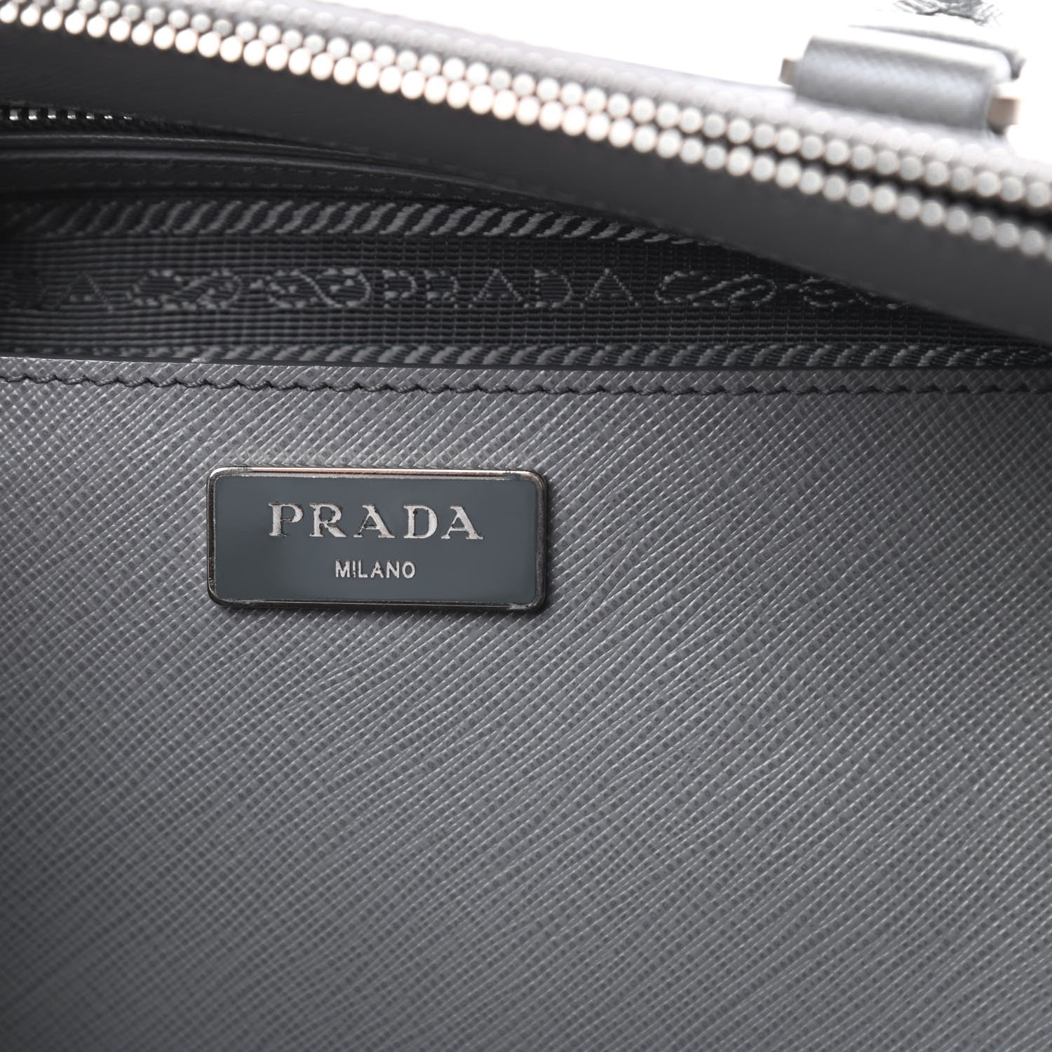 Prada Saffiano Medium Galleria Double Zip Tote Marmo 8 of 19