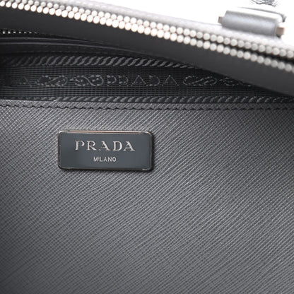 Prada Saffiano Medium Galleria Double Zip Tote Marmo 8 of 19