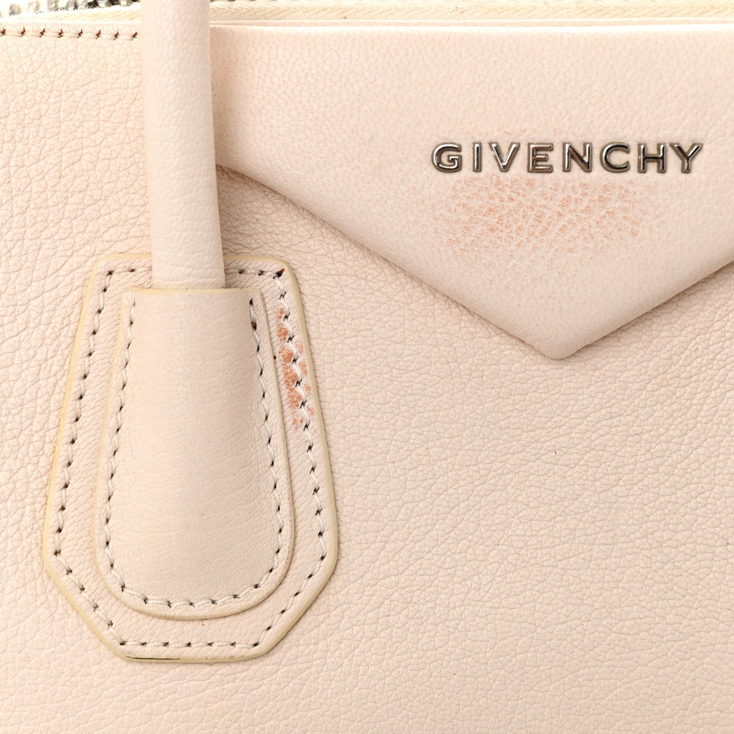 Sugar Goatskin Small Antigona Off White