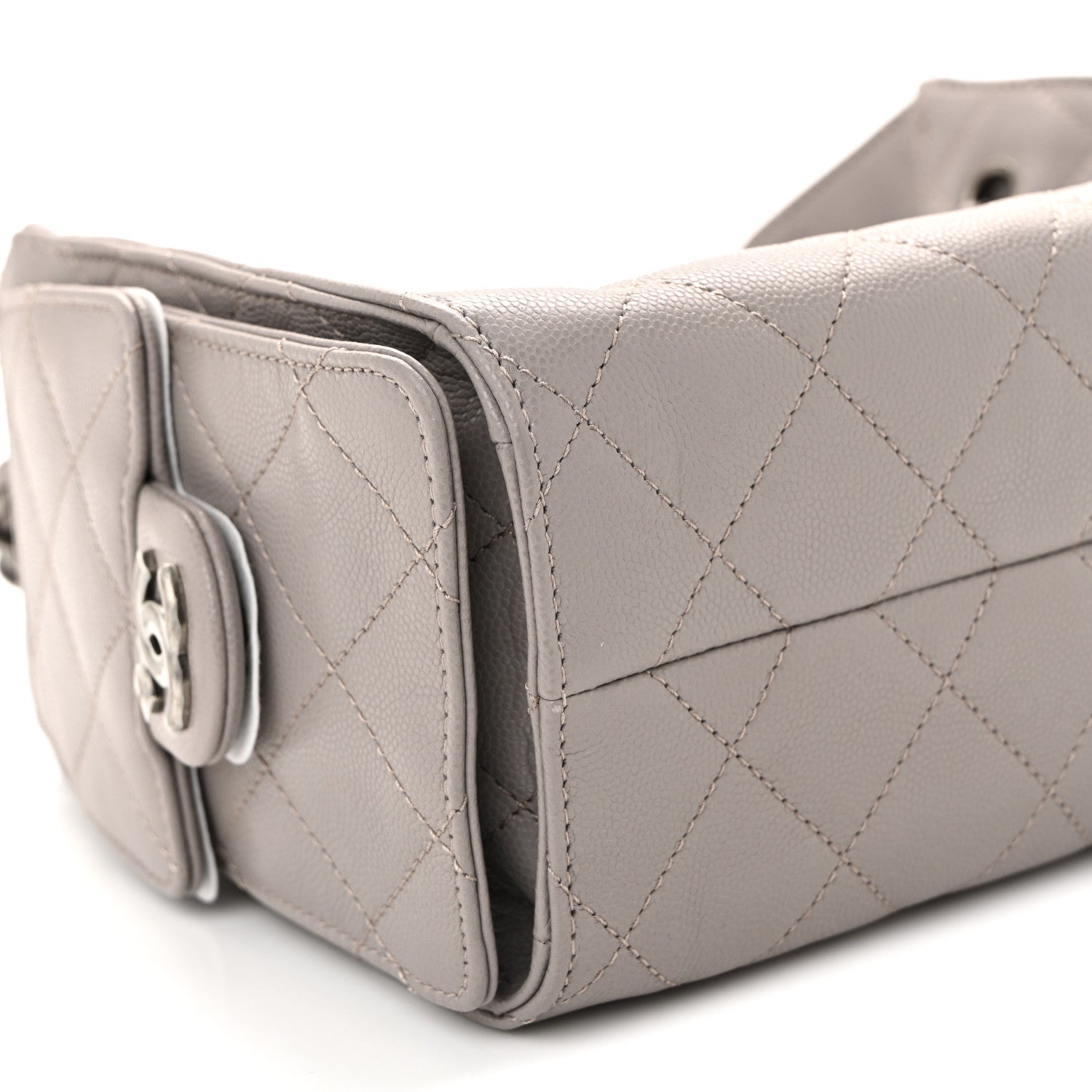 Chanel Caviar Quilted Mini Chanel 25 Handbag Dark Grey 9 of 10