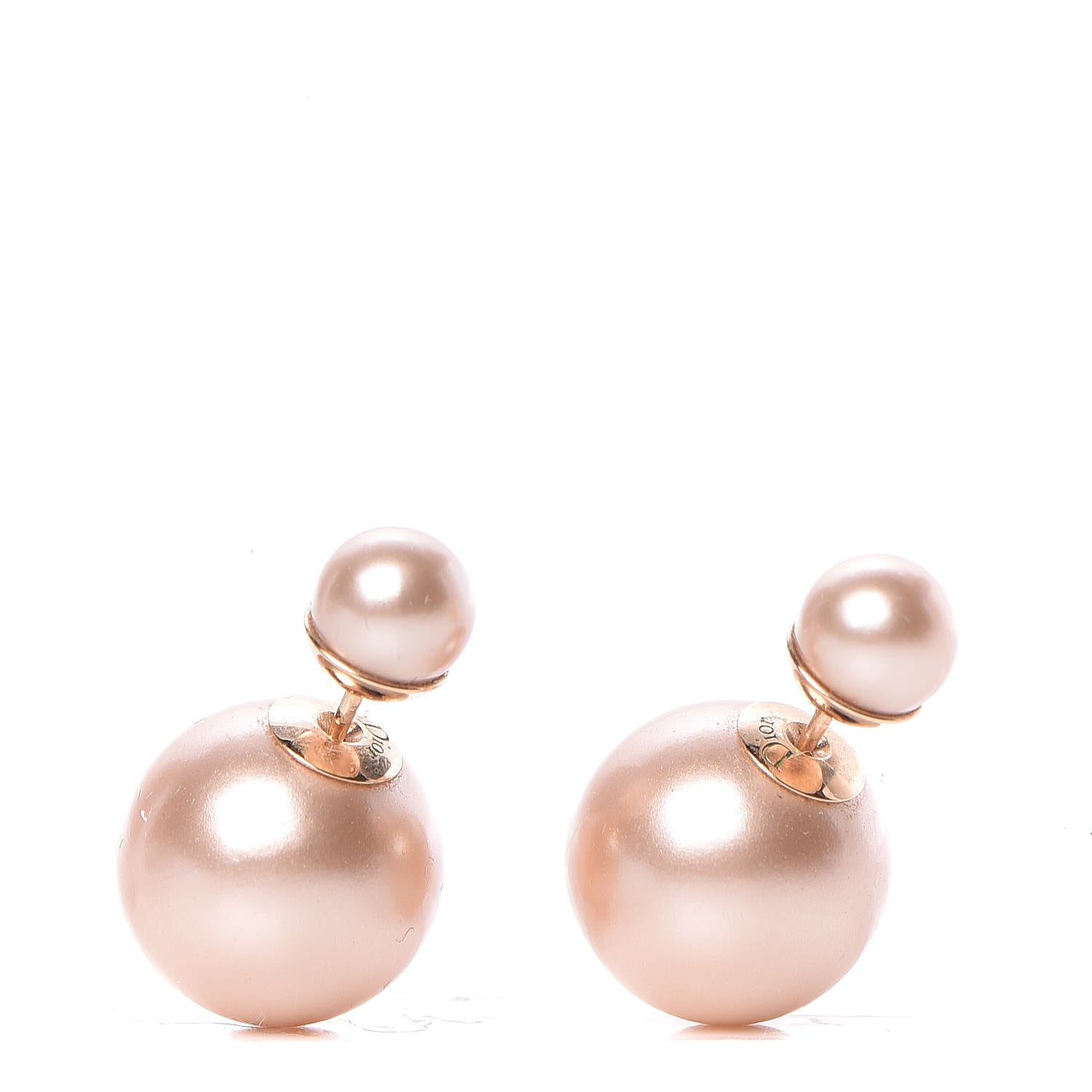 Christian Dior Pearl Mise En Dior Tribal Earrings Pink 1 of 5