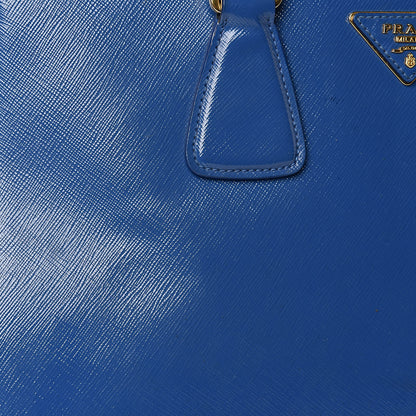 Prada Saffiano Vernice Shopping Tote Azzurro 18 of 26