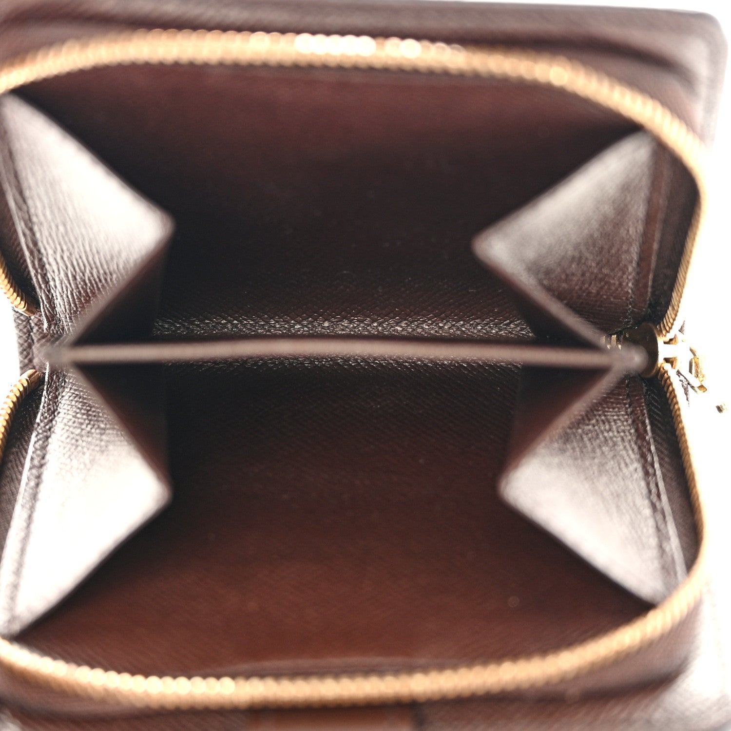 Louis Vuitton Damier Ebene Zippe Zipped Compact Wallet 6 of 12