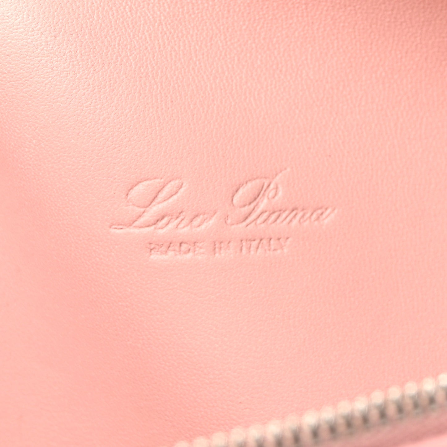 Grained Calfskin L19 Extra Pocket Pouch Rosa