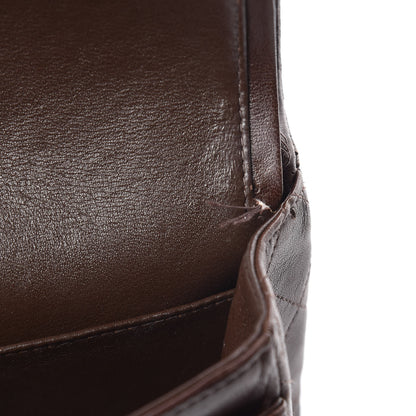 Chanel Lambskin Quilted Small Double Flap Brown 11 of 14