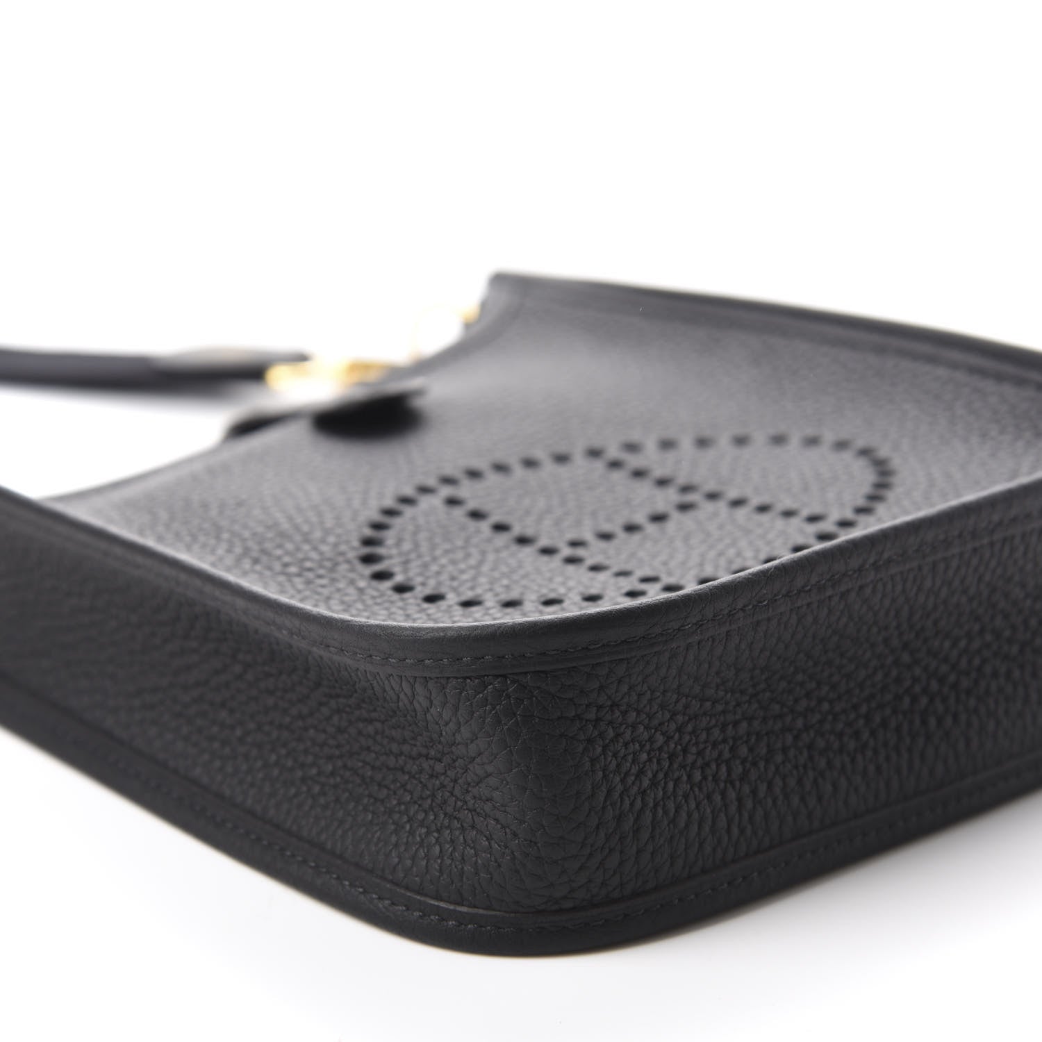 Hermes Taurillon Clemence Evelyne TPM Black 6 of 11