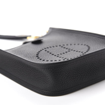 Hermes Taurillon Clemence Evelyne TPM Black 6 of 11