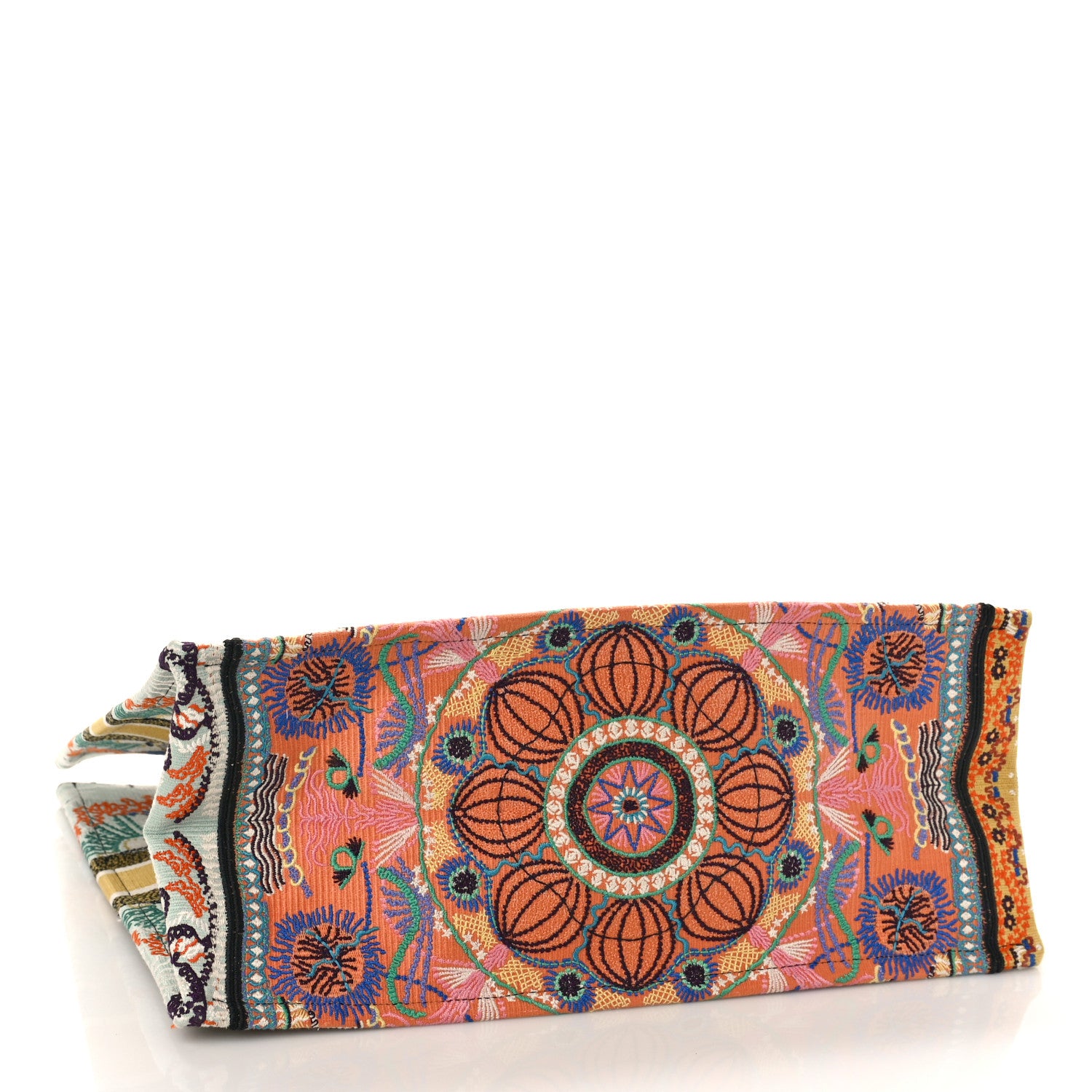 Christian Dior Canvas Embroidered Large In Lights Book Tote Multicolor 4 of 8