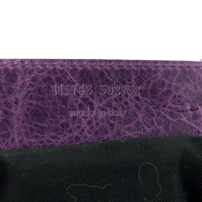 Balenciaga Agneau Classic Hardware City Raisin 9 of 17