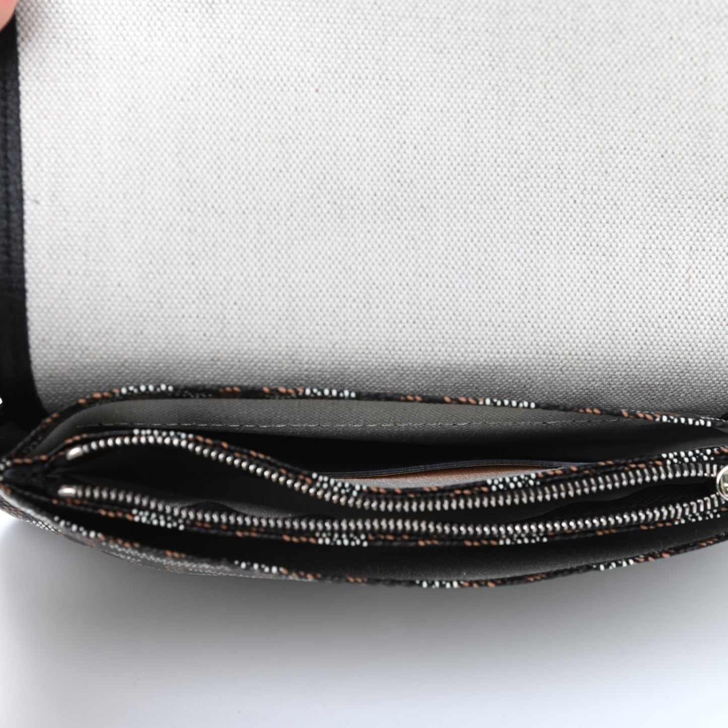Goyardine Plumet Wallet Clutch Black
