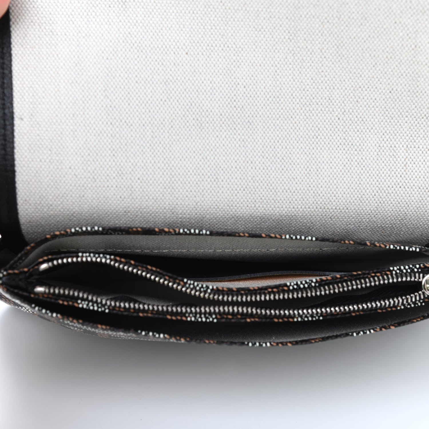 Goyard Goyardine Plumet Wallet Clutch Black 5 of 8