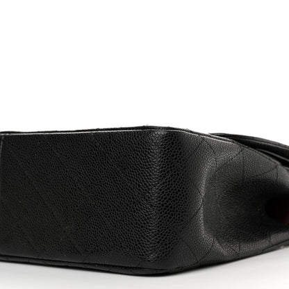 Chanel Caviar Quilted Jumbo Double Flap Black 10 of 11