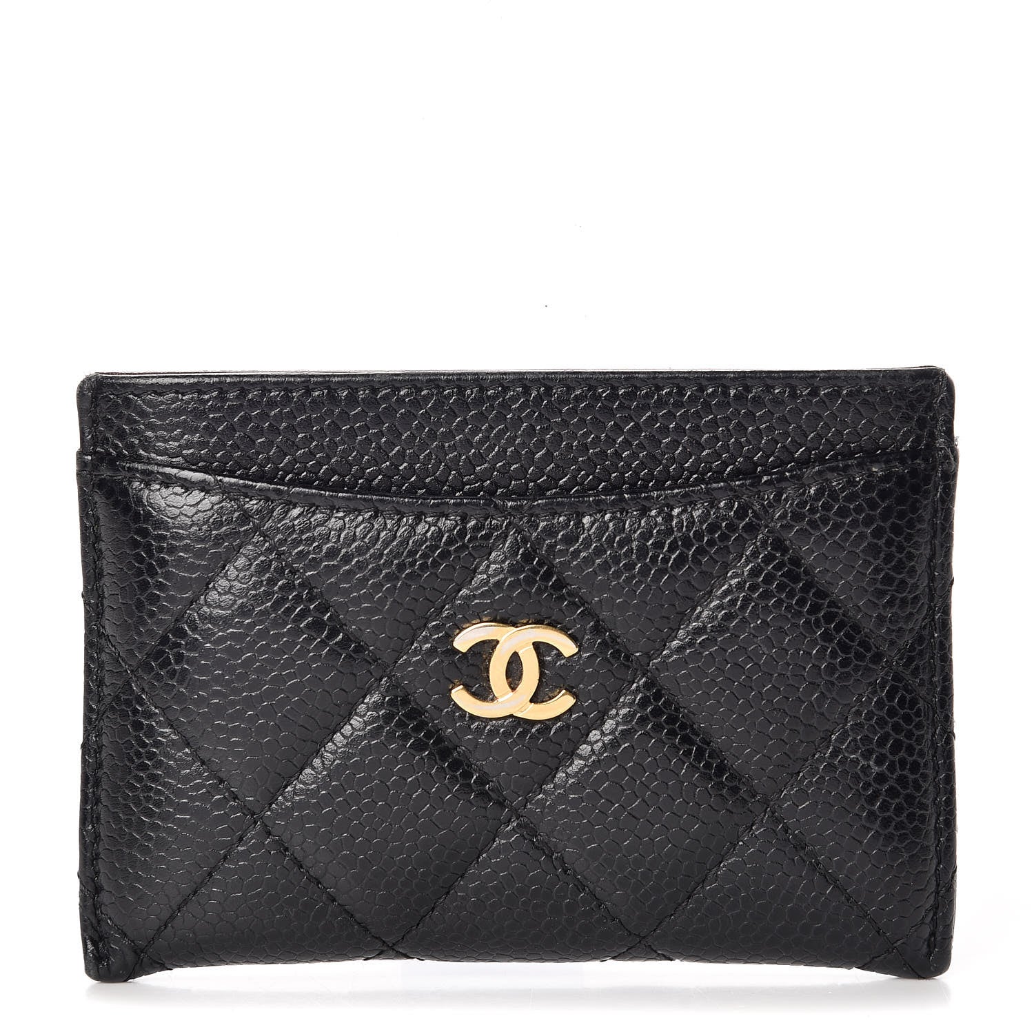 Chanel Caviar Quilted Card Holder Black 1 of 9