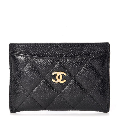 Chanel Caviar Quilted Card Holder Black 1 of 9