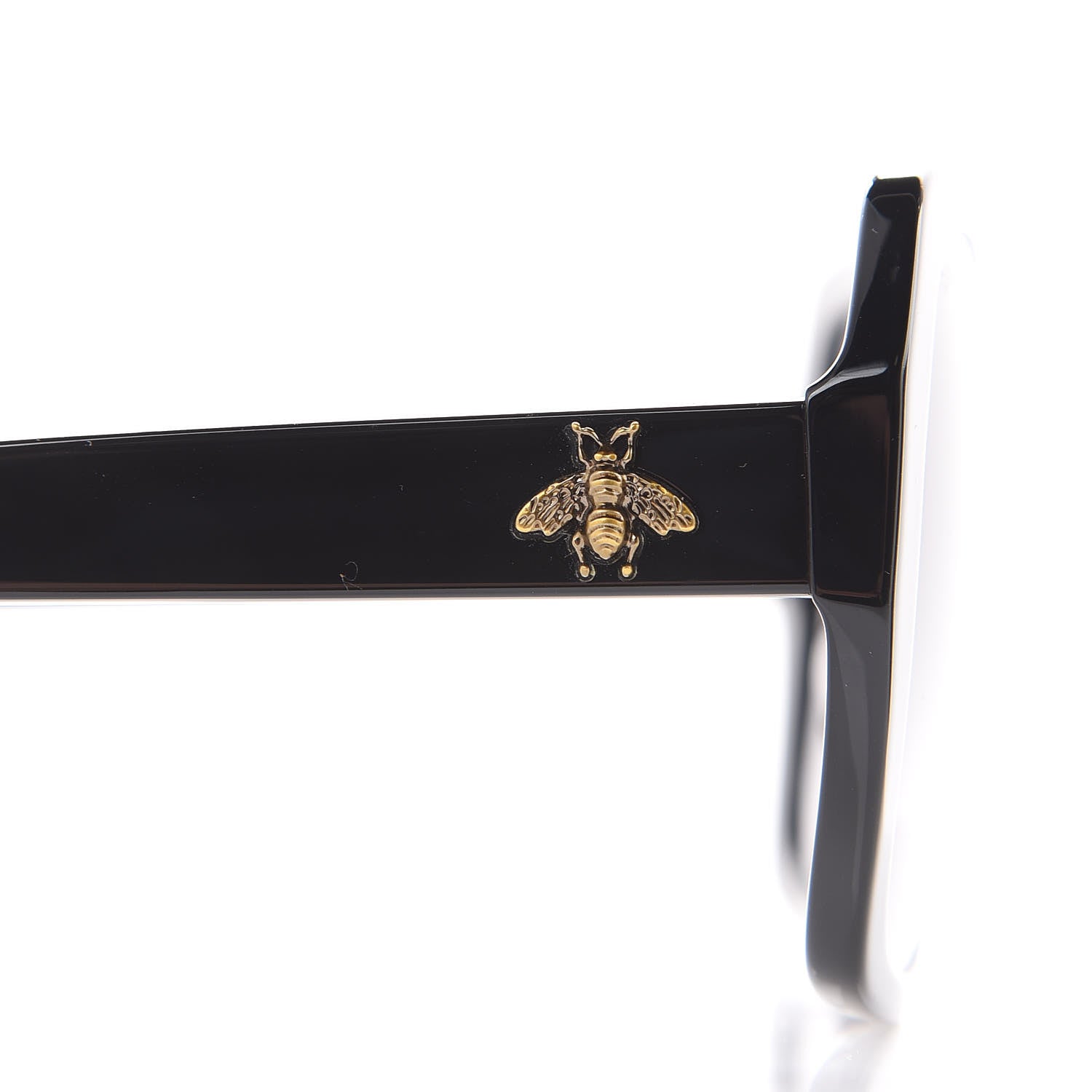 Gucci Acetate Square Frame GG0096S Sunglasses Black 7 of 7