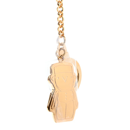 Louis Vuitton Metal Monogram Gaston & Vivienne Best Friend Bag Charm Key Holder Gold 3 of 6
