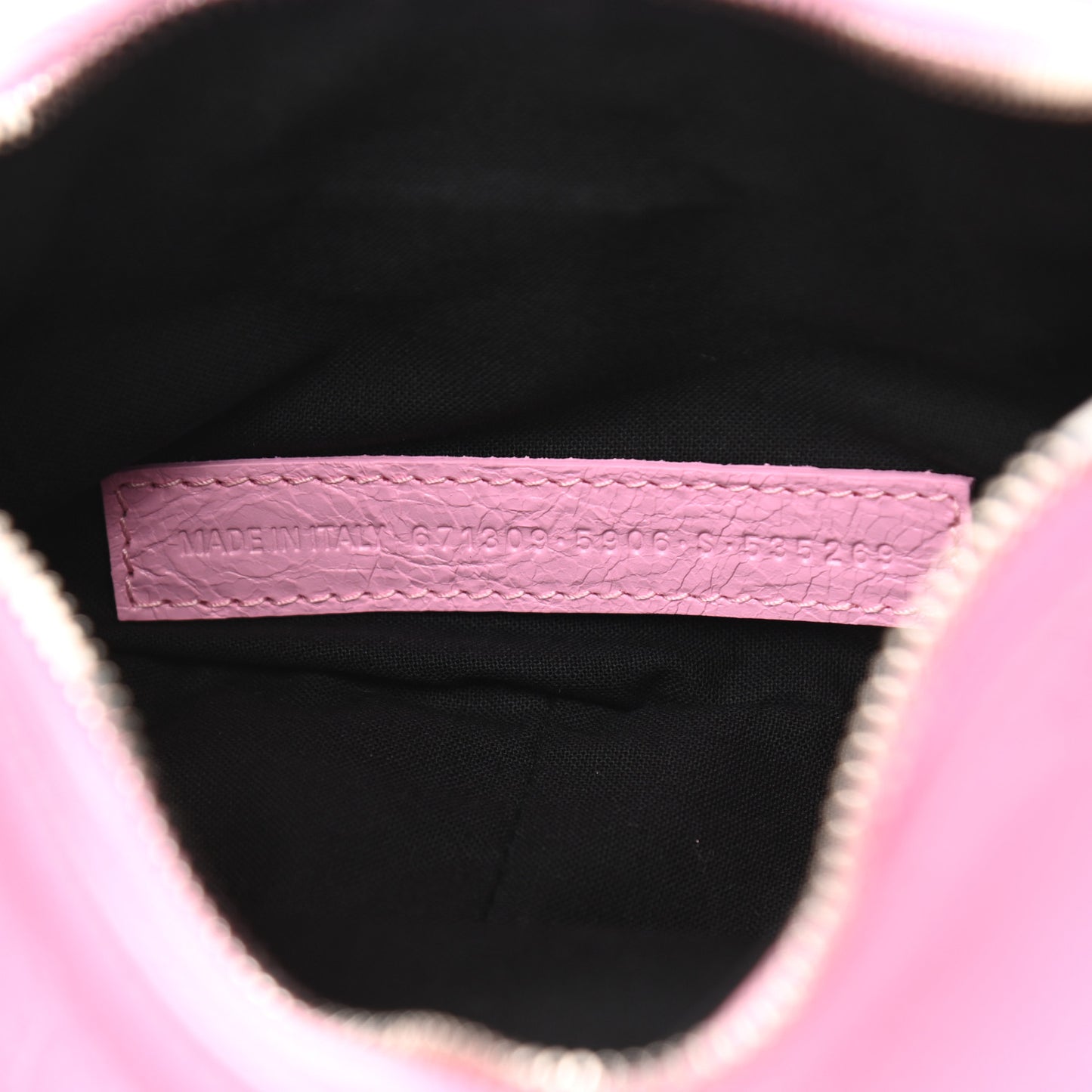 Agneau Arena Le Cagole Shoulder Bag XS Candy Pink