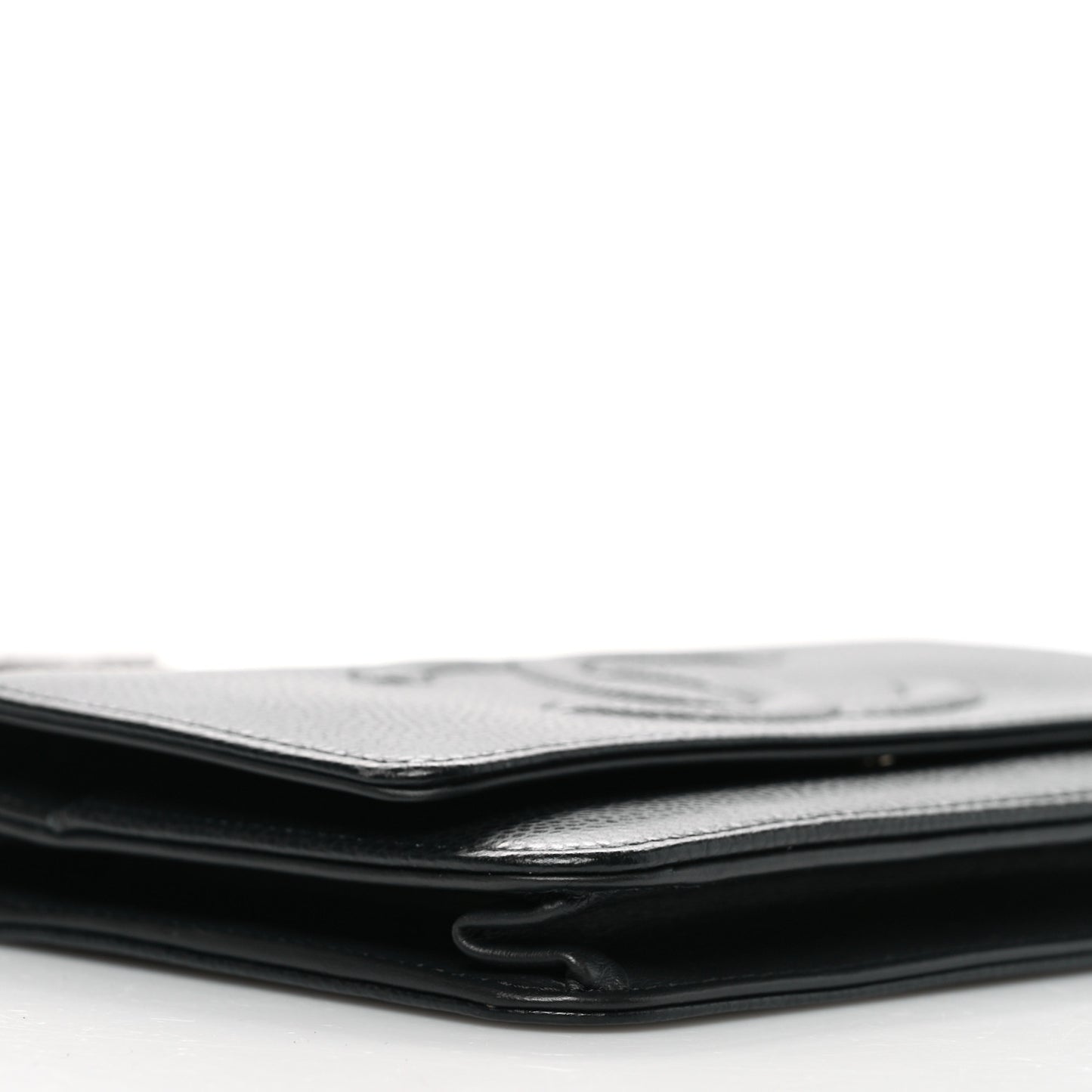 Caviar Timeless CC Wallet on Chain WOC Navy Blue