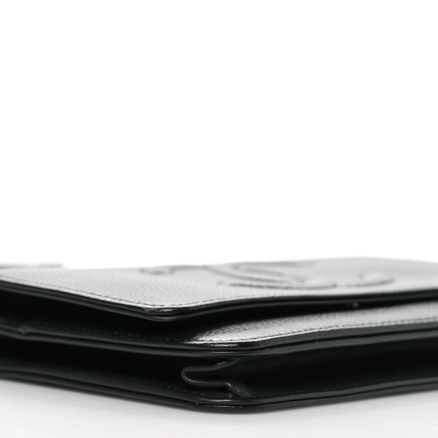 Chanel Caviar Timeless CC Wallet on Chain WOC Navy Blue 10 of 11