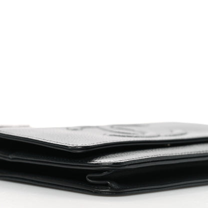 Chanel Caviar Timeless CC Wallet on Chain WOC Navy Blue 10 of 11