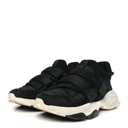 Christian Dior Technical Fabric Nylon Camouflage Womens D-Wander Sneakers 38 Black 3 of 9