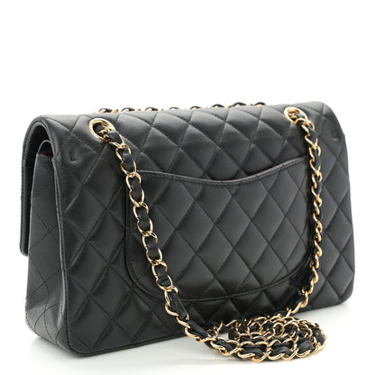 Chanel Lambskin Quilted Medium Double Flap Black 3 of 12