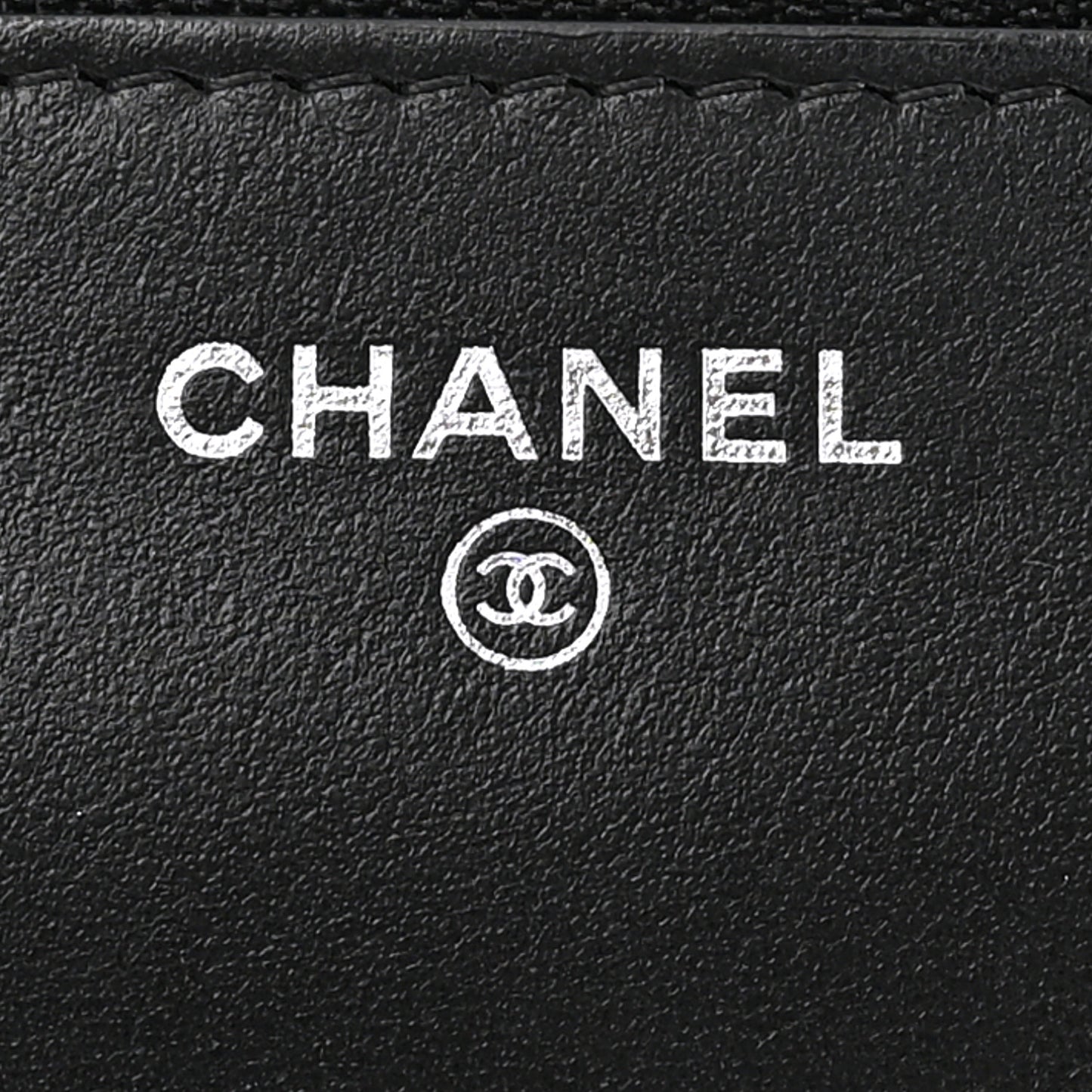 Patent Calfskin Quilted Reissue Wallet On Chain WOC So Black