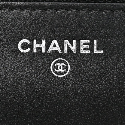 Chanel Patent Calfskin Quilted Reissue Wallet On Chain WOC So Black 6 of 12