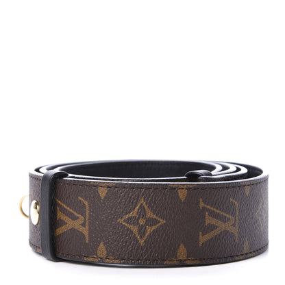 Louis Vuitton Monogram Bandouliere Shoulder Strap Black 2 of 3