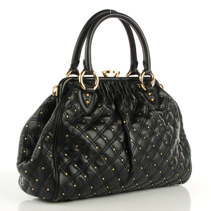 Marc Jacobs Calfskin Quilted Stardust Stam Black 3 of 8