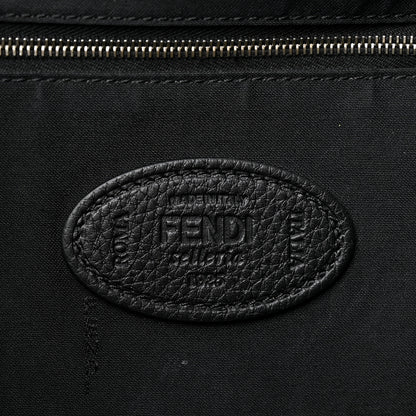 Fendi Cuoio Romano Selleria Large Convertible Baguette  Black 6 of 12