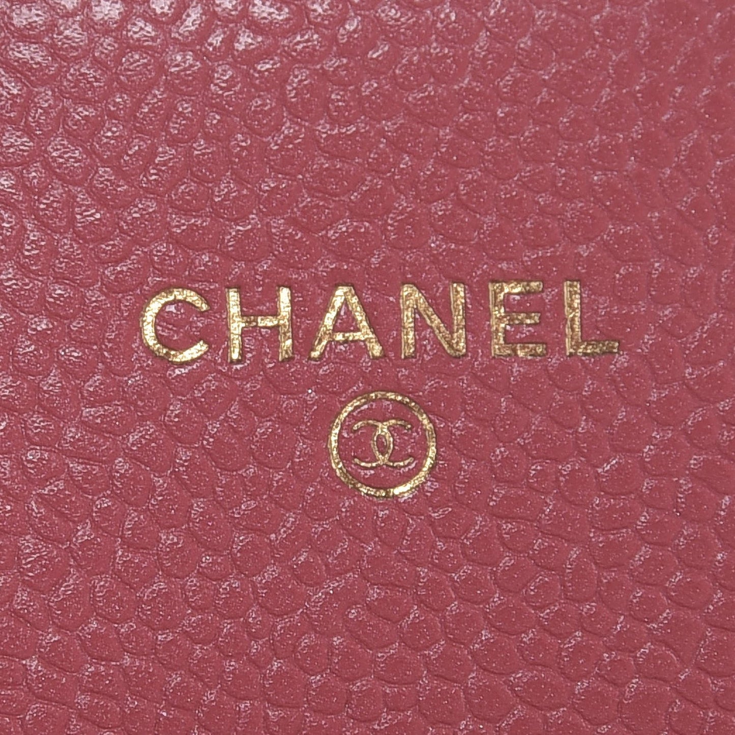Caviar Quilted Long Flap Wallet Pink