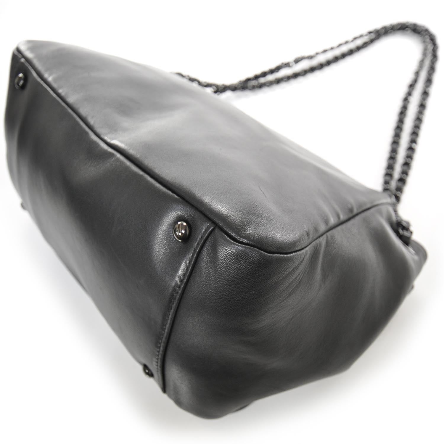 Chanel Lambskin Studded Flap Black 5 of 11