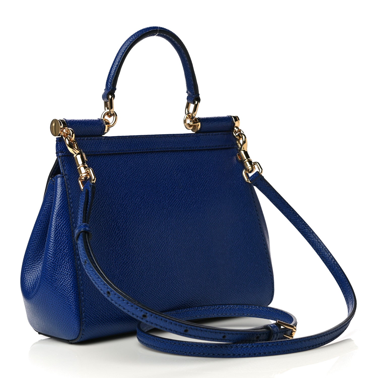 Dolce & Gabbana Dauphine Small Miss Sicily Satchel Bleuette Scuro 3 of 10