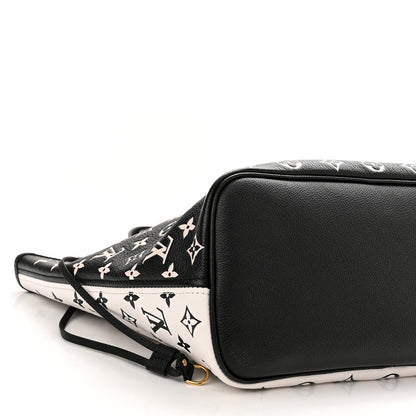 Louis Vuitton Empreinte Spring In The City Neverfull MM Black White Pink 9 of 11