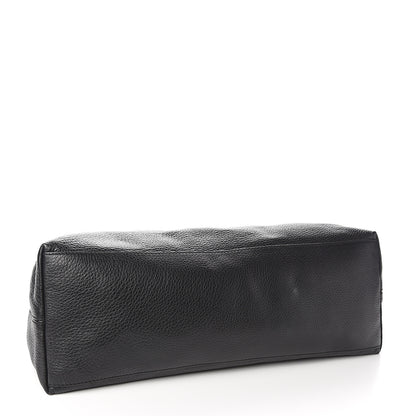 Gucci Pebbled Calfskin Large Soho Chain Shoulder Bag Black 3 of 10