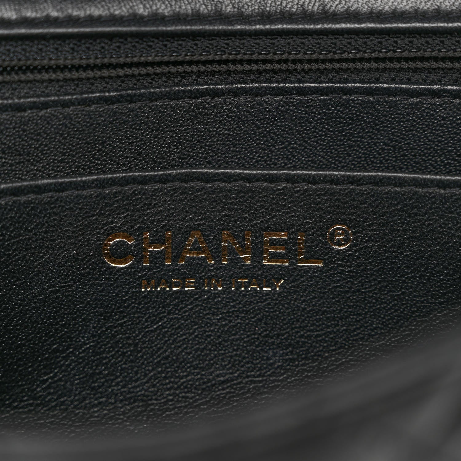 Chanel Lambskin Quilted Mini Square Flap Black 6 of 10