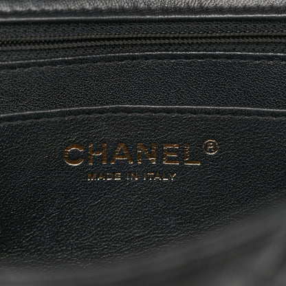 Chanel Lambskin Quilted Mini Square Flap Black 6 of 10