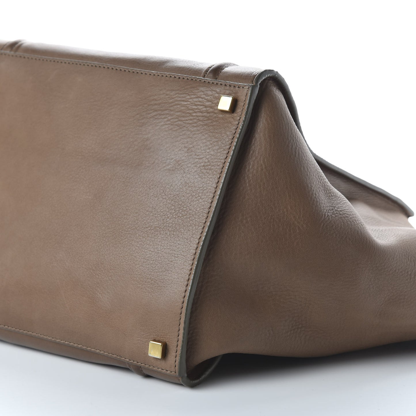 Supple Calfskin Medium Phantom Luggage Taupe