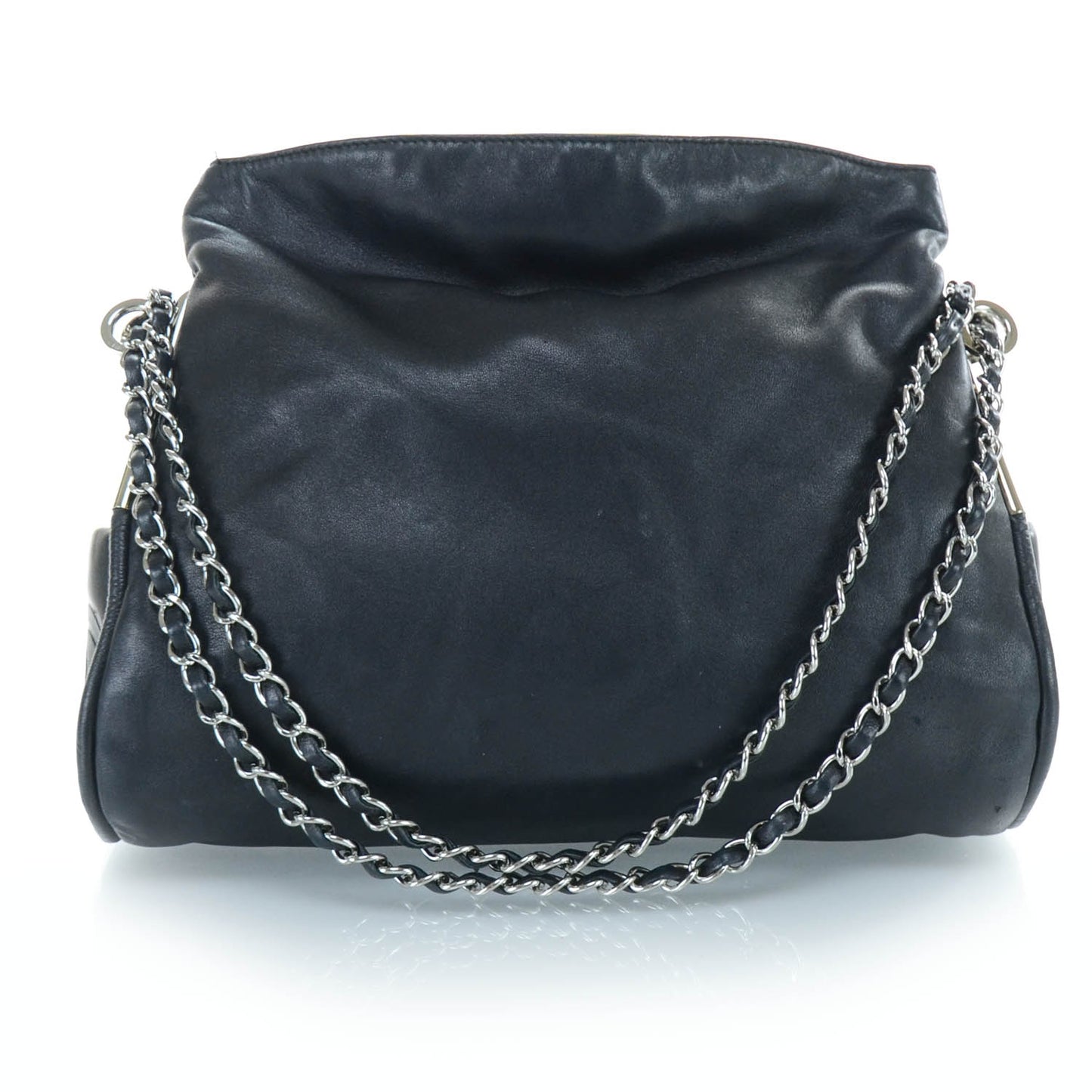 Lambskin Ultimate Soft Shoulder Bag Black