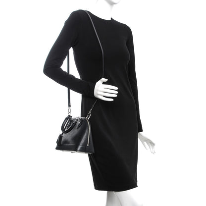 Louis Vuitton Epi Alma BB Black 2 of 6