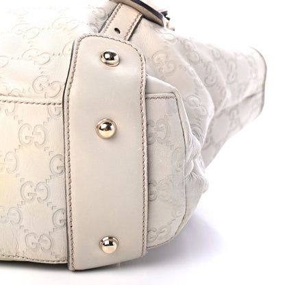 Gucci Guccissima Small Pelham Shoulder Bag Off White 8 of 9
