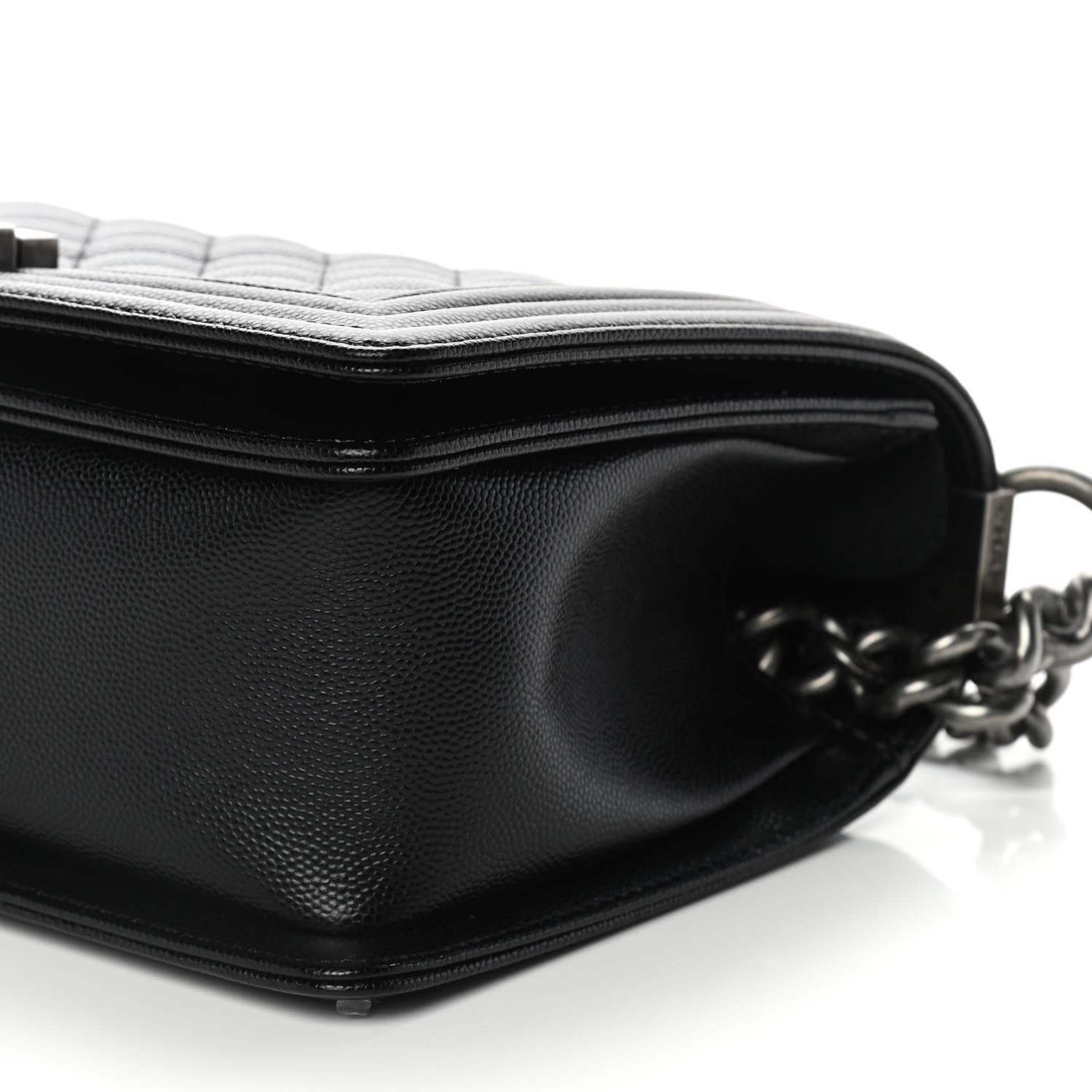 Chanel Caviar Quilted Medium Boy Flap Black 10 of 10
