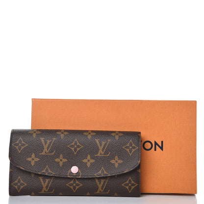 Louis Vuitton Monogram Emilie Wallet Rose Ballerine 8 of 8